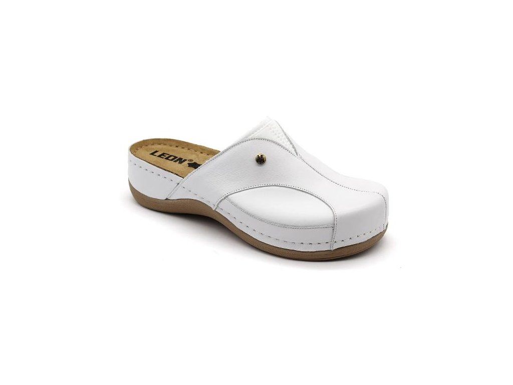 Leon 912 bílá dámská zdravotní obuv pro Hallux valgus